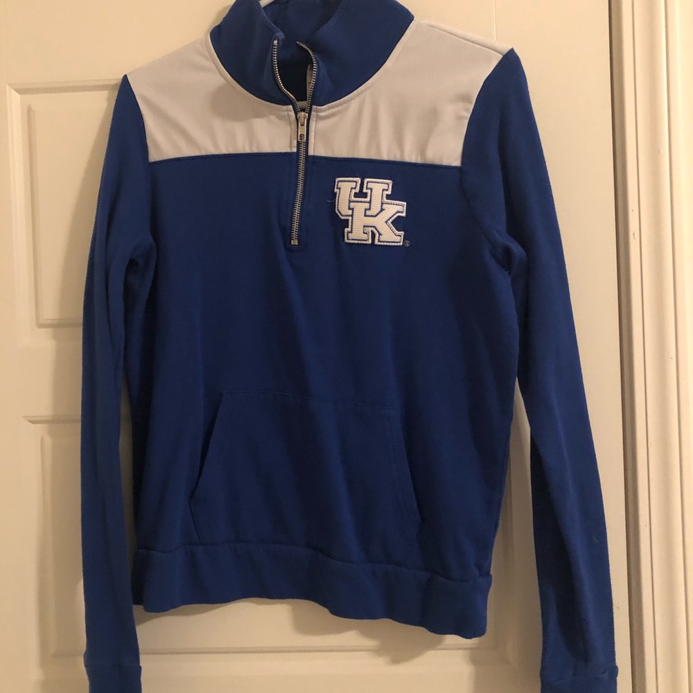 UK, PINK quarter zip